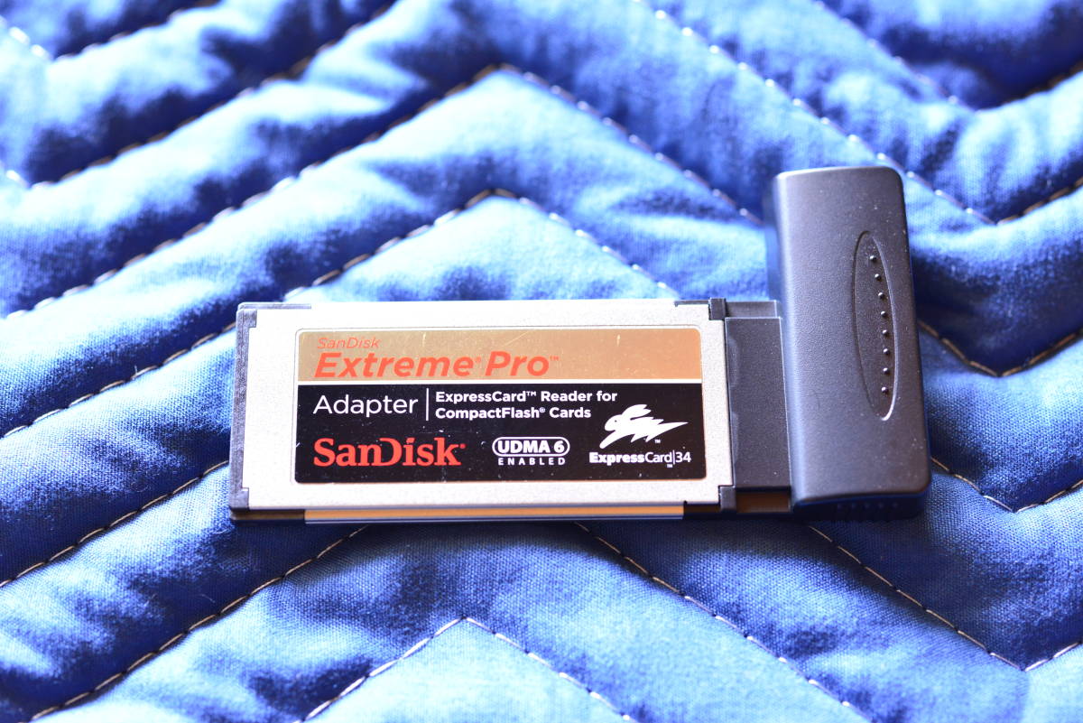SanDisk Extreme Pro ExpressCard34 CFカードリーダー アダプター SDADX6-CF-J20 _画像1