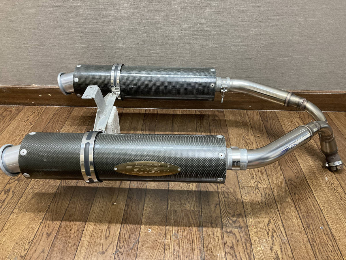 ホーネット250 MC31 アサヒナレーシング 湾岸 ステン×カーボン ツイン