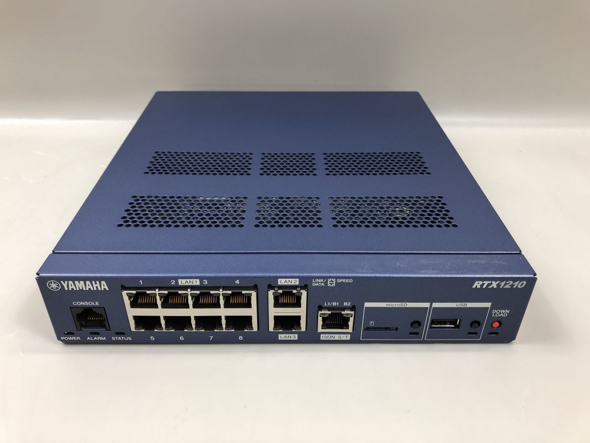 YAMAHA ギガアクセス VPN ルーター RTX1210 動作確認・初期化済み