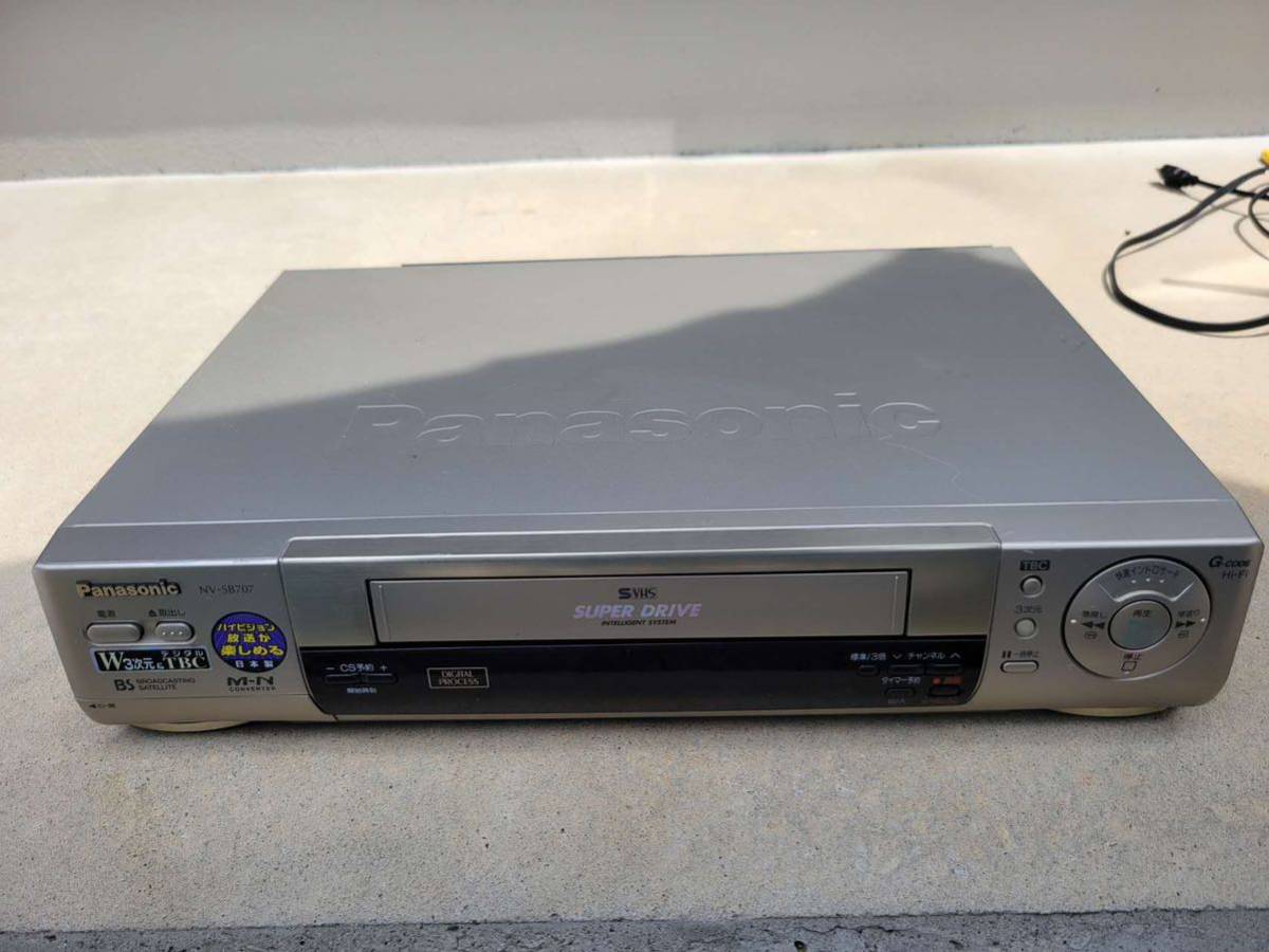 Panasonic☆ 再生動作良好☆高画質 S-VHSビデオデッキ TBC搭載