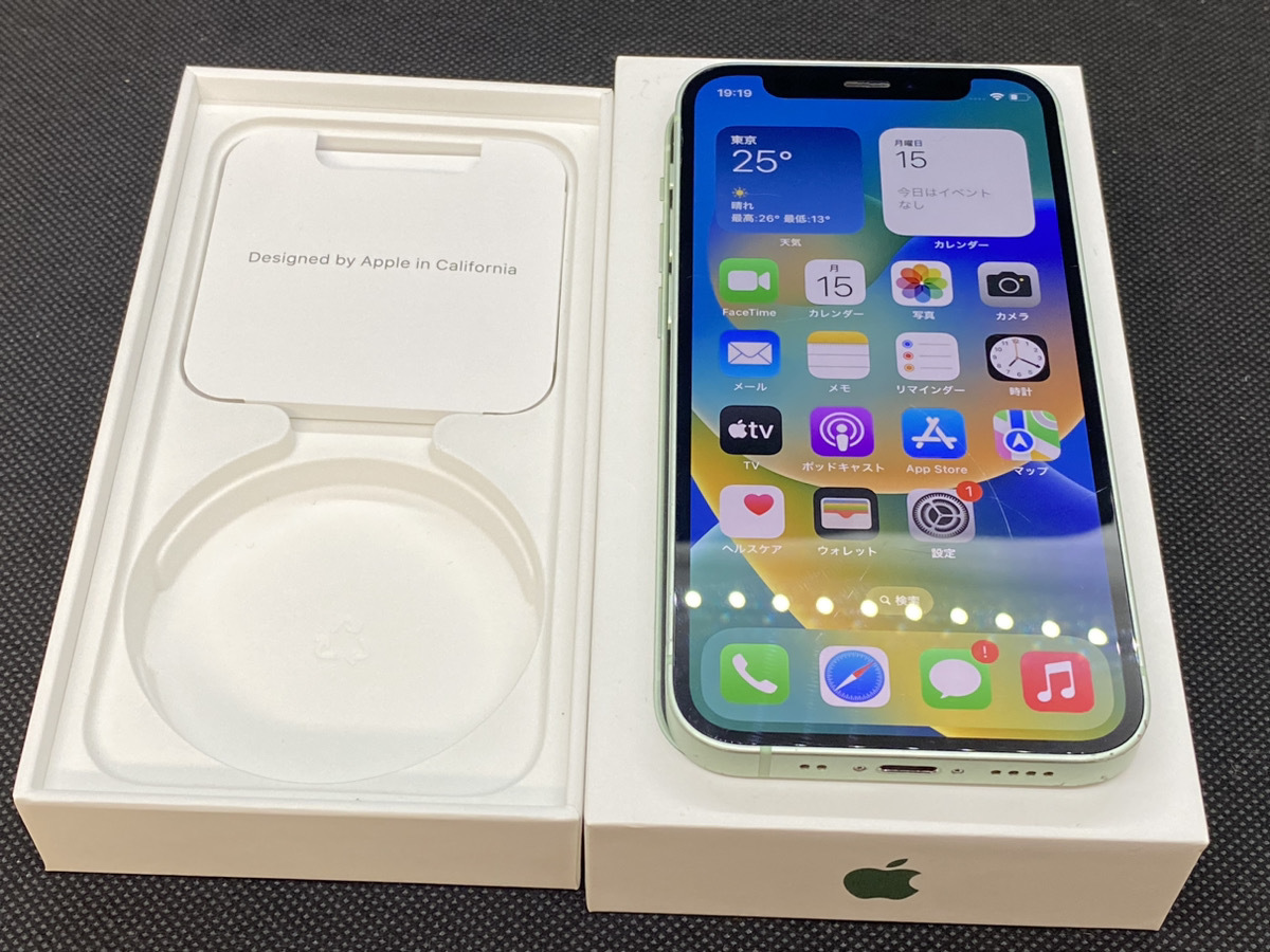 品】SIMフリー iPhone 12 mini 128GB グリーン MGDQ3J/A | fahrschule