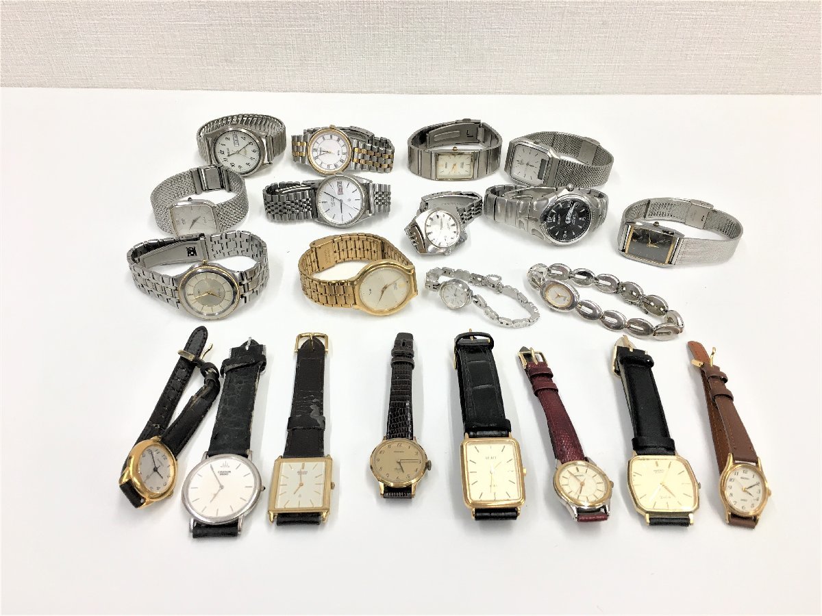 二宮店 ジャンク品 6-154 SEIKO セイコー 腕時計 21本 不動品 まとめ