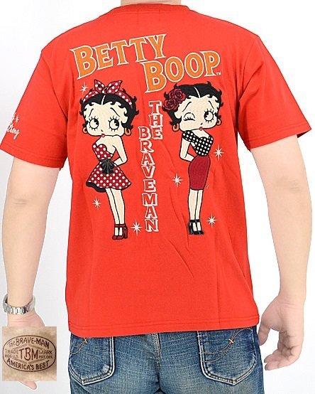 新着商品 BR×BETTYコラボ 天竺半袖Tシャツ◇The バイカー 刺繍