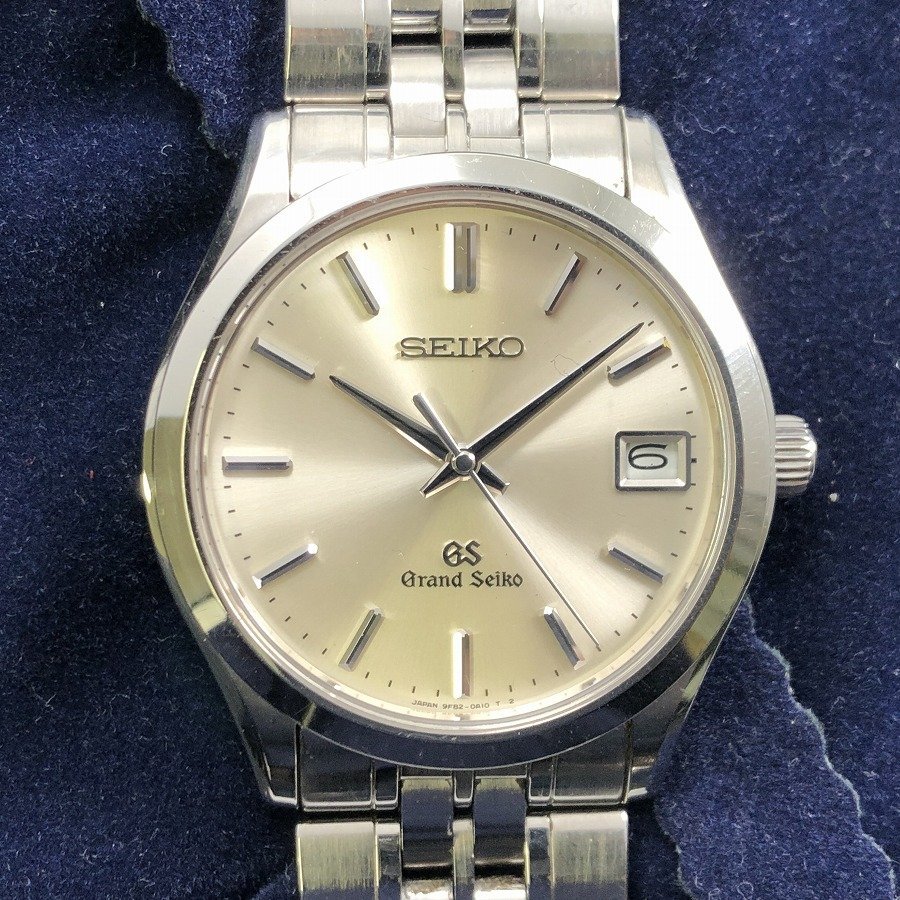 訳あり Grand Seiko グランドセイコー メンズ クォーツ腕時計 9F82-0A10 動作品 カレンダー動作難あり[326873