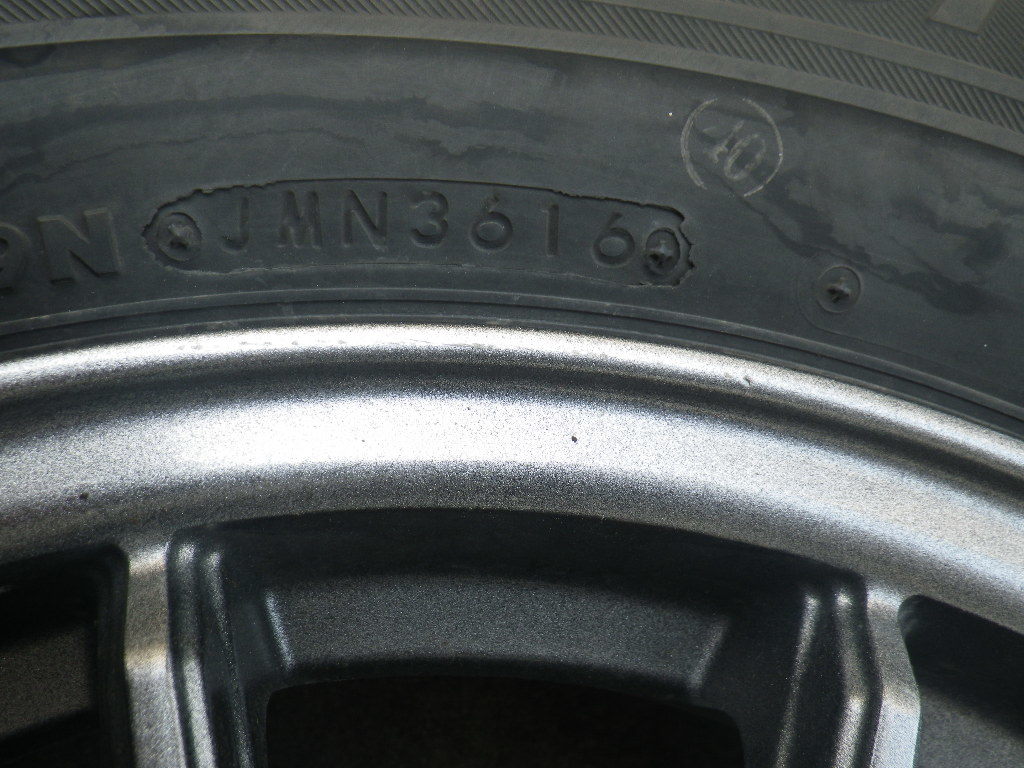 30系 プリウス 社外アルミ 195/65R15 スタッドレス タイヤ 4本 セット ブリヂストン ブリザック VRX No.T-113の画像5