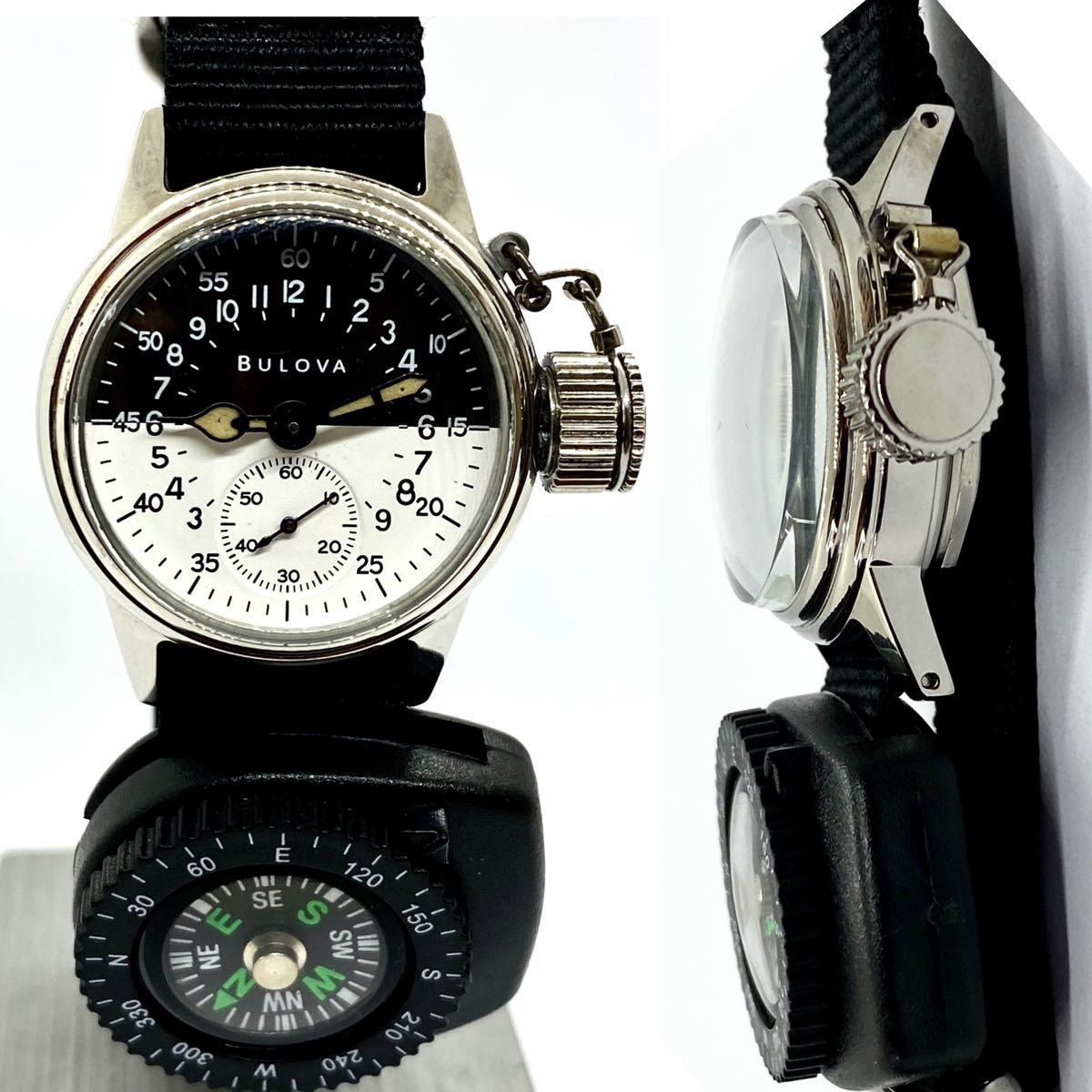 1929-40's☆ BULOVA ブローバ ☆10AE・24時間計 潜水艦乗務UDT5隊員用