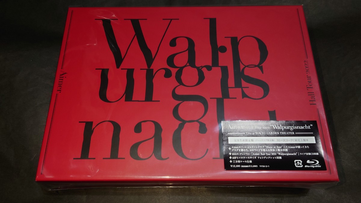 新品】BD Aimer Hall Tour 2022 “Walpurgisnacht” Live at TOKYO