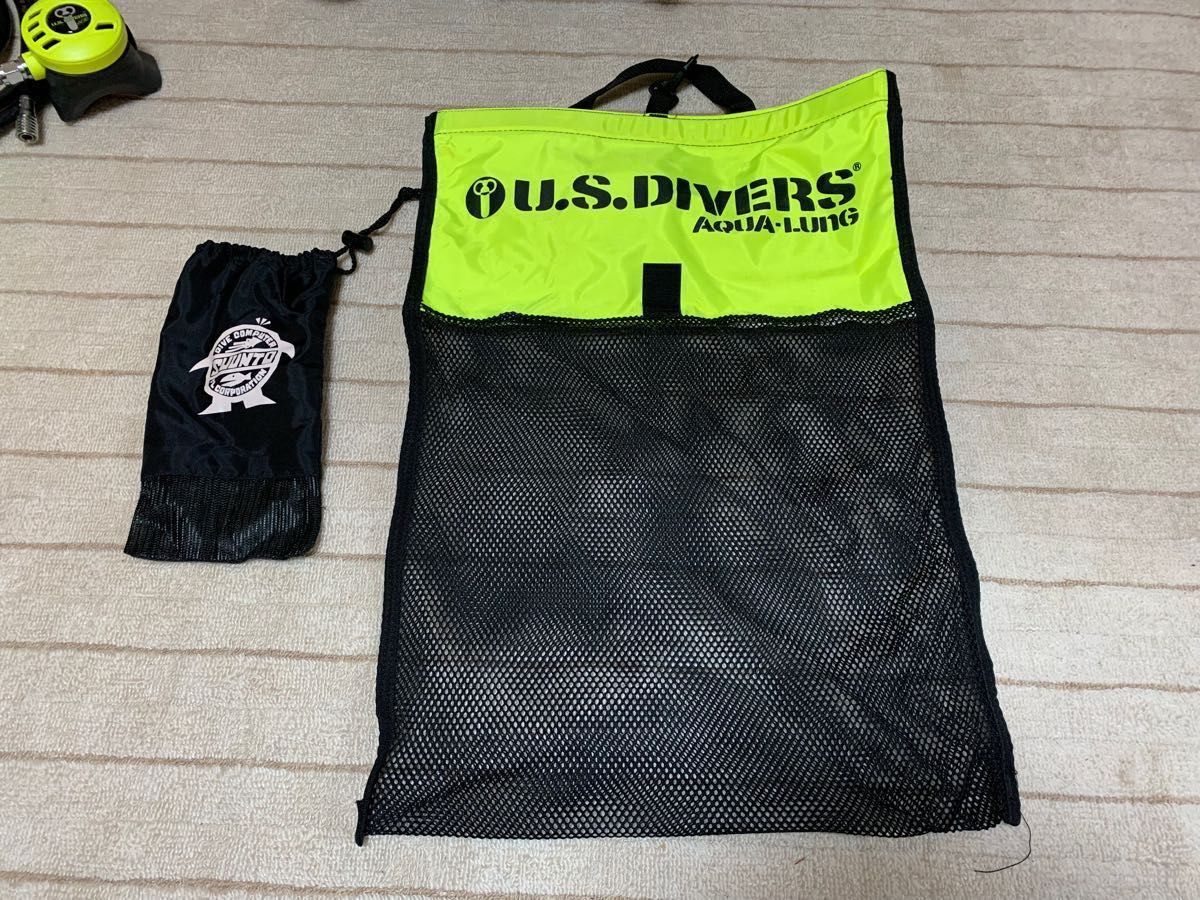 USED★US DIVERS ダイビング 重器材　BCD・ダイコン付レギュレーター・キャリーバッグ