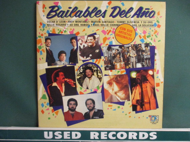  VA ： Bailables Del Ano LP (( Oscar D'Leon / Marvin Santiago / Latin / Salsa / Guaguanco / Son / ラテン / サルサ_画像1