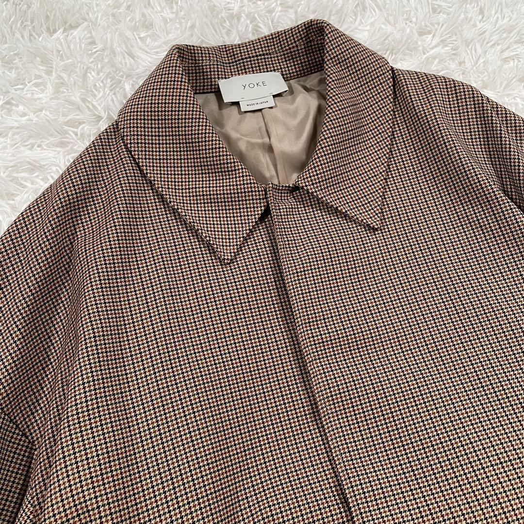 YOKE 3way チェック コート 19AW BAL COLLAR ヨーク ジャケット YOKE 3way チェック コート 19AW BAL COLLAR ヨーク ジャケット
