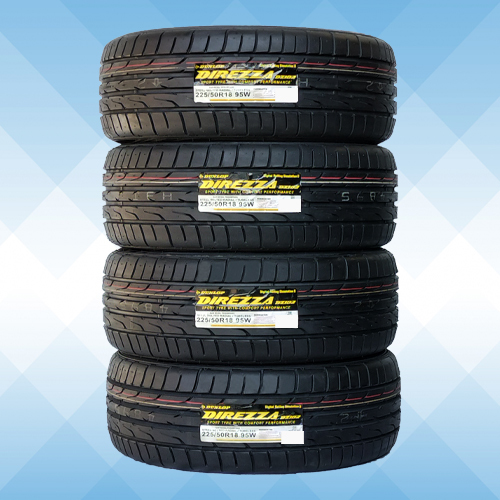 225/50R18 95W DUNLOP ダンロップ ディレッツァ DIREZZA DZ102 23年製 送料無料 4本税込 \55,200より 1の画像1