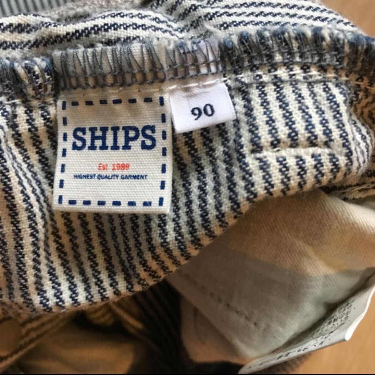 SHIPS KIDS ヒッコリー ショートパンツ