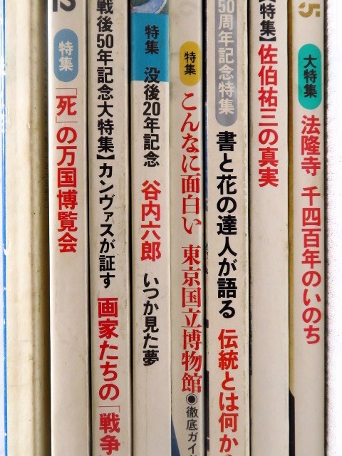 芸術新潮まとめて8冊 特集 死の万国博覧会 佐伯祐三の真実など 新潮社 古雑誌_画像10