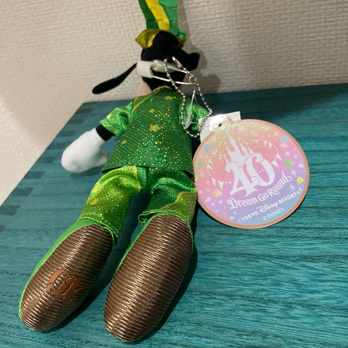 ディズニー 40周年 ぬいぐるみ バッジ グーフィー ぬいば ヌイバ ディズニー 40周年 ぬいぐるみ バッジ グーフィー ぬいば ヌイバ