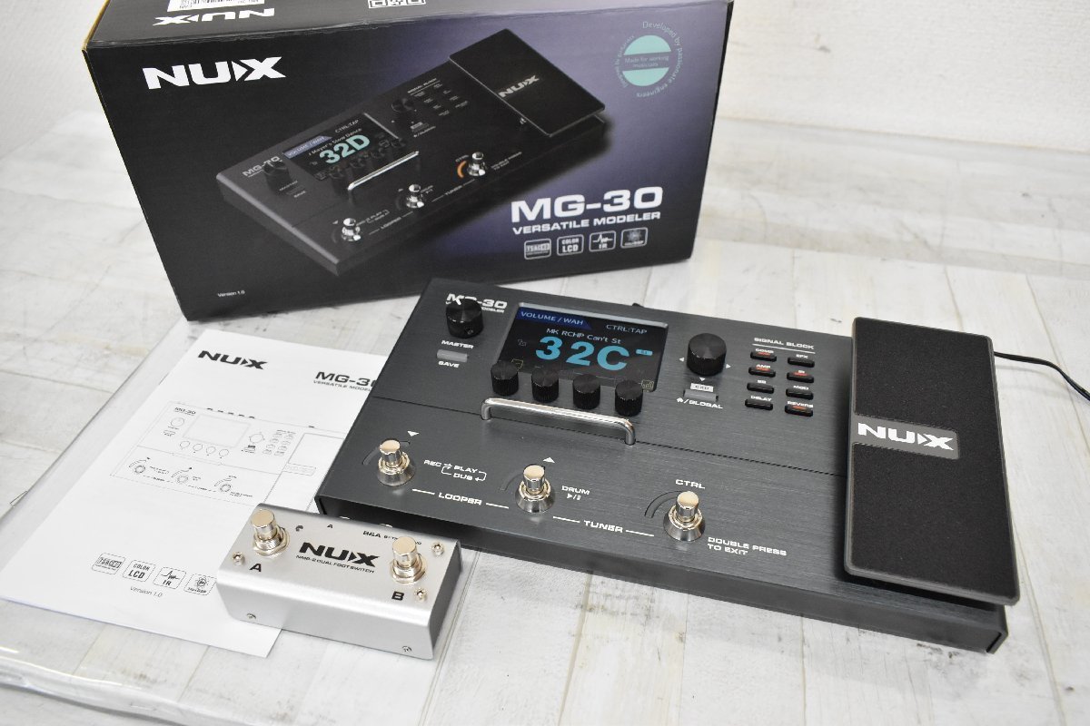NUX ニューエックス マルチエフェクター MG-30|PayPayフリマ