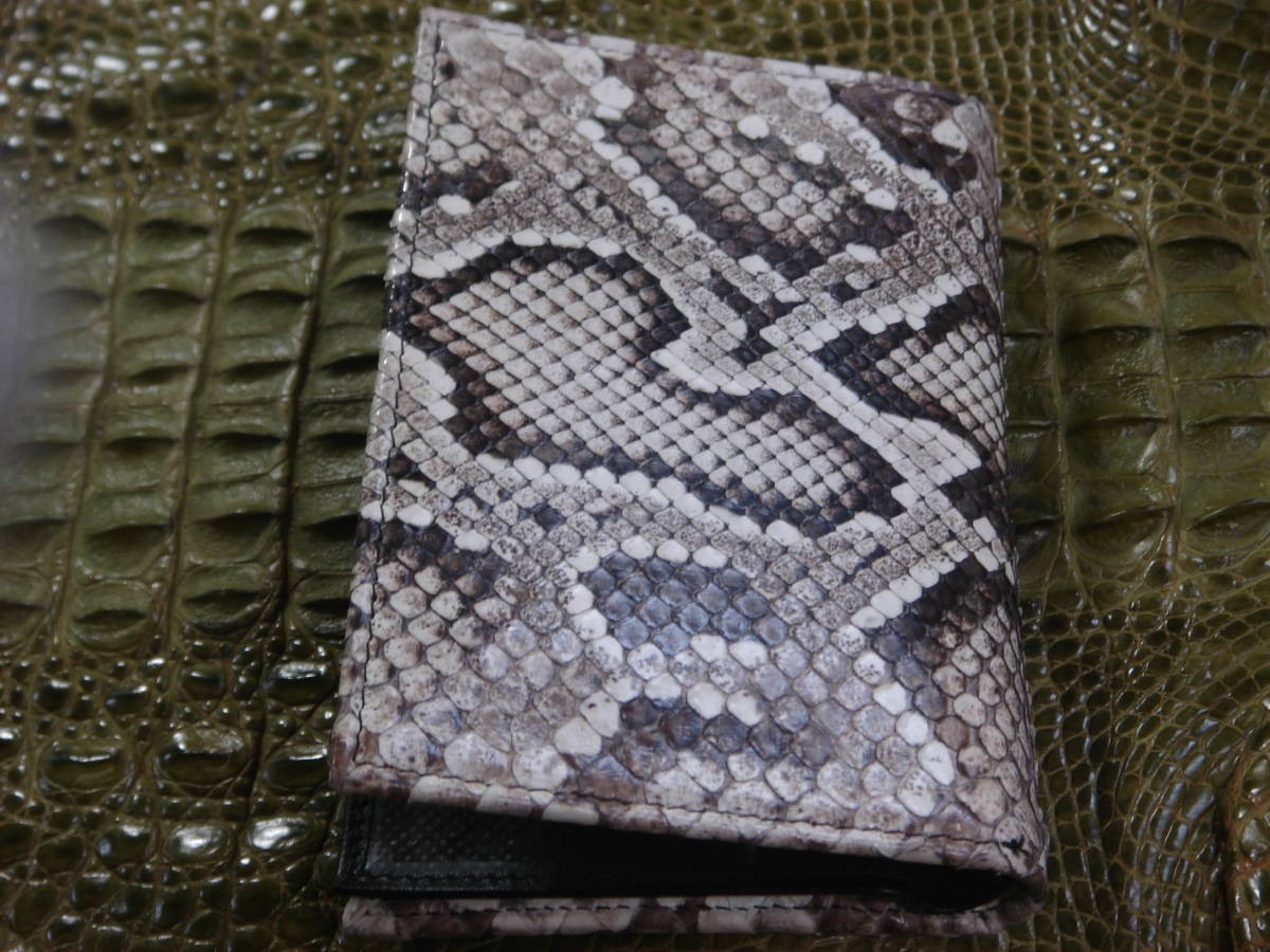  passport case genuine real thing python (. leather ) W0008