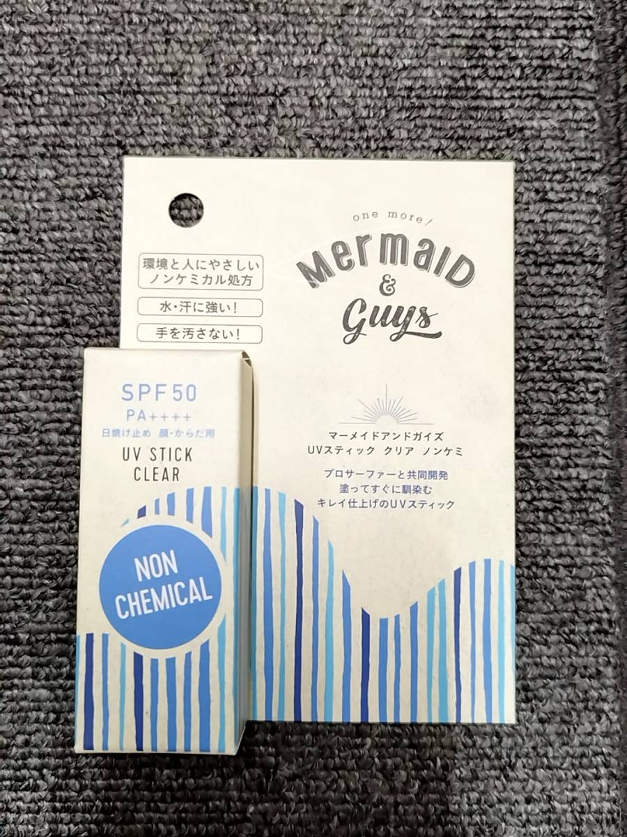 Mermaid & Guys non kemiUV stick clear sunscreen 