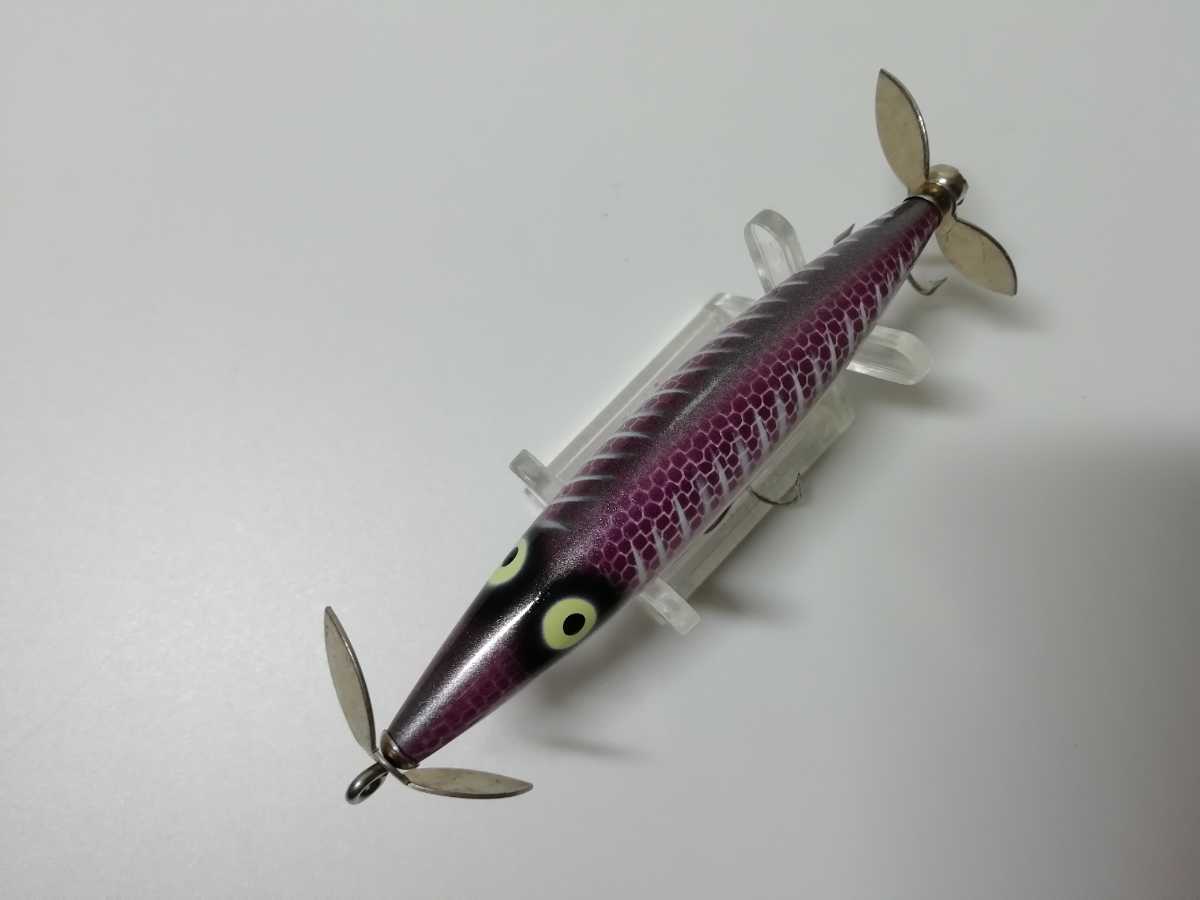 美品 オールド へドン ダイイングフラッター PSWB パープルショア OLD HEDDON DYING FLUTTER 検 バルサ50 バグリー アムコ ストーム ABU_画像7