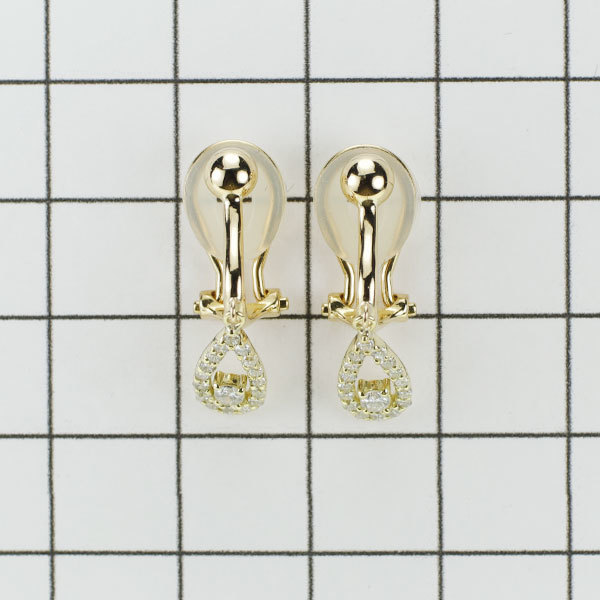 K18YG ダイヤモンド イヤリング 0.38ct 出品3週目 SELBY