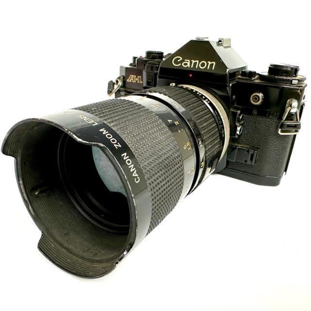 横001☆ CANON AE-1 ボディ/Cannon ZOOM LENS FD 35-70ｍｍ 1:2.8-3.5 キャノン 一眼レフ  フィルムカメラ