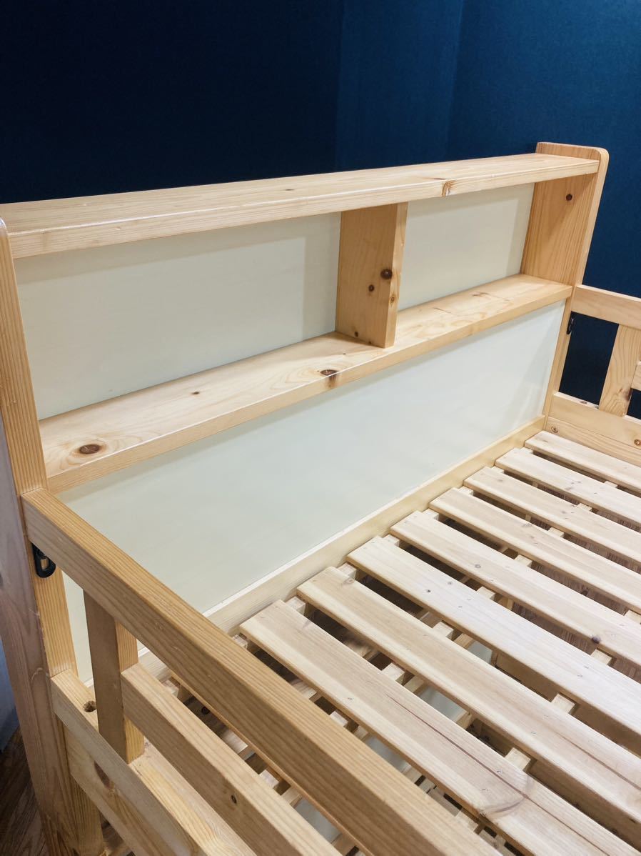 ニトリ 2段ベッド アイディー 木製 キッズ 子供用 (二段ベッド)｜売買