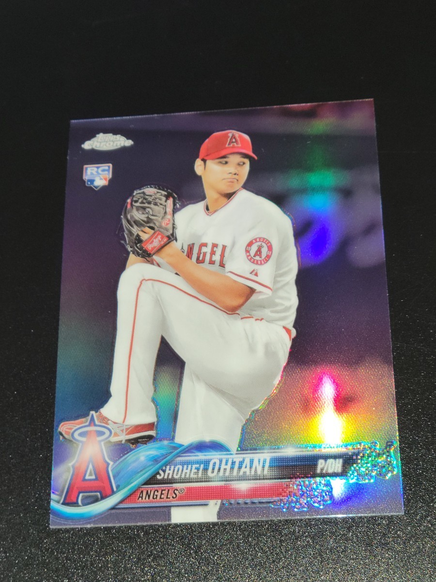 大活躍中 2018 TOPPS CHROME リフラクターパラレル 大谷翔平RC