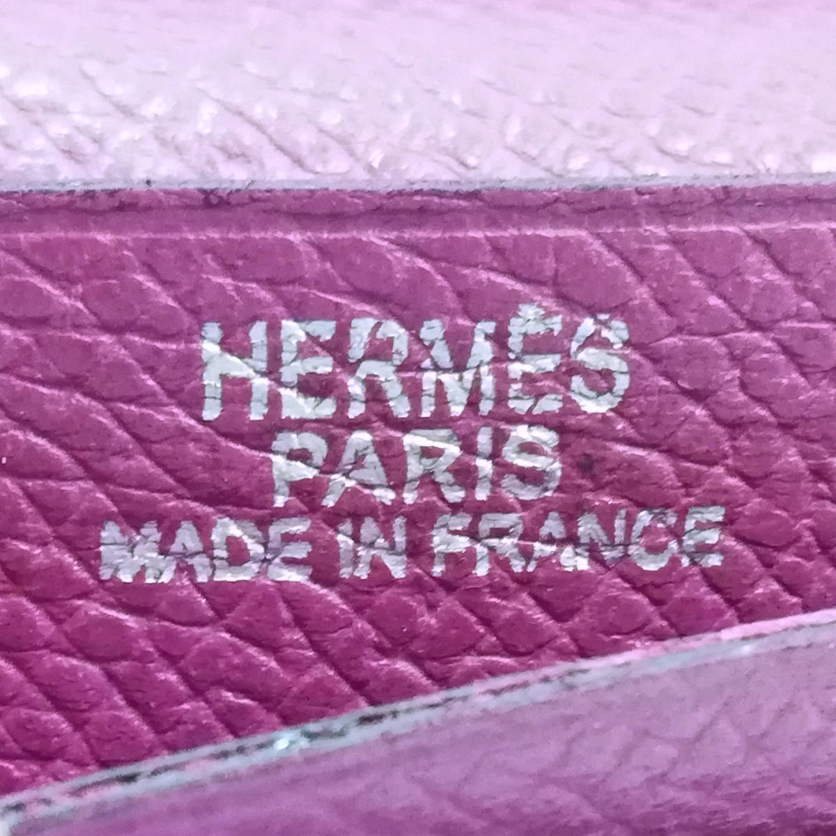 良品】HERMES（エルメス） ベアンコンパクト ヴォーエプソン ミニ