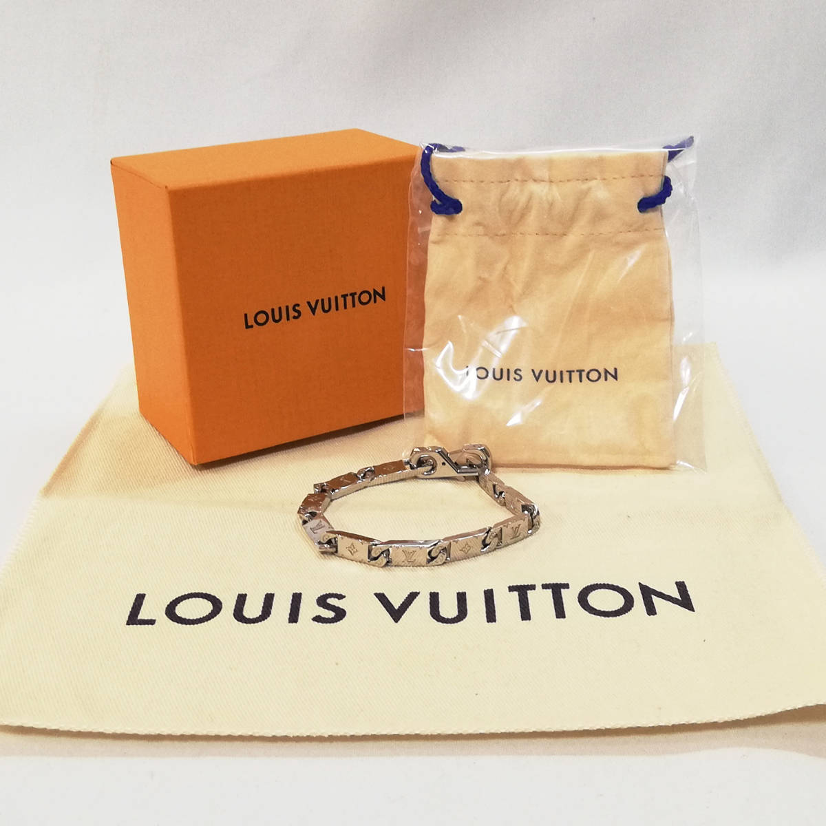 美品級】Louis Vuitton(ルイヴィトン) ブレスレット・モノグラムタイド