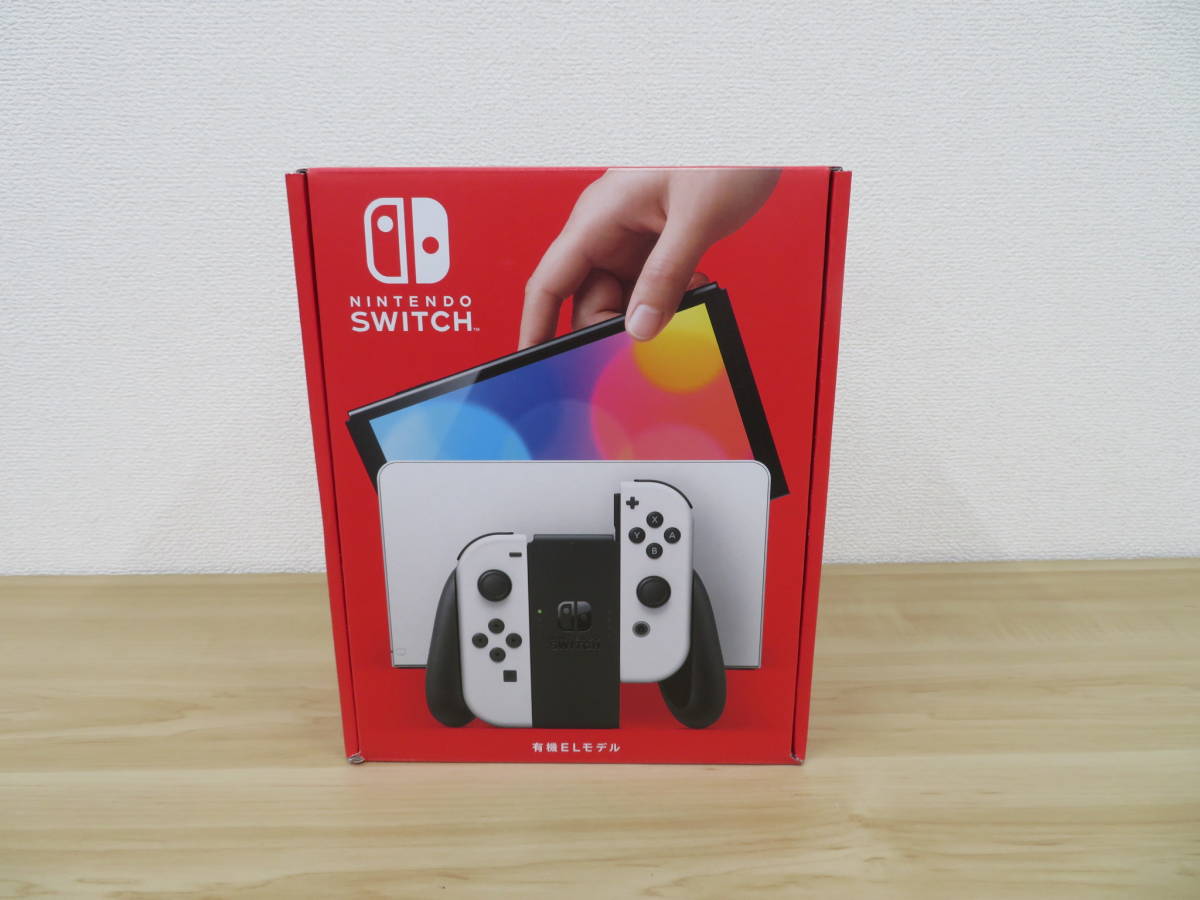 未使用 ニンテンドー スイッチ ゲーム機 本体 有機EL ホワイト 激安1円