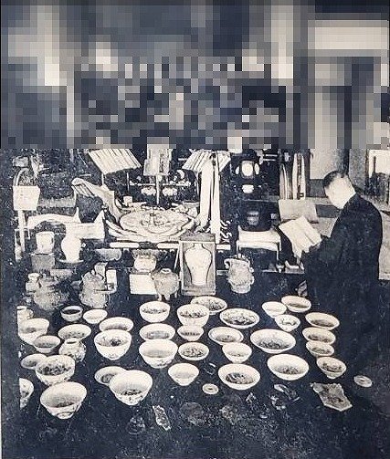 中国 慎徳堂製 黄釉粉彩 花文 茶杯 煎茶碗 C R4784