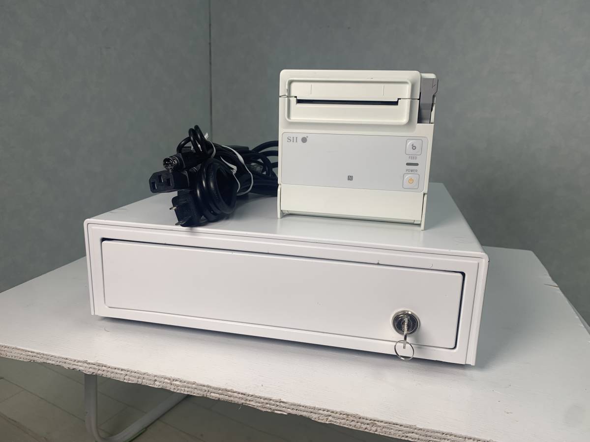 完売 ☆984 SII サーマルプリンター&ドロアー RP-F10-W27J1-4 CD