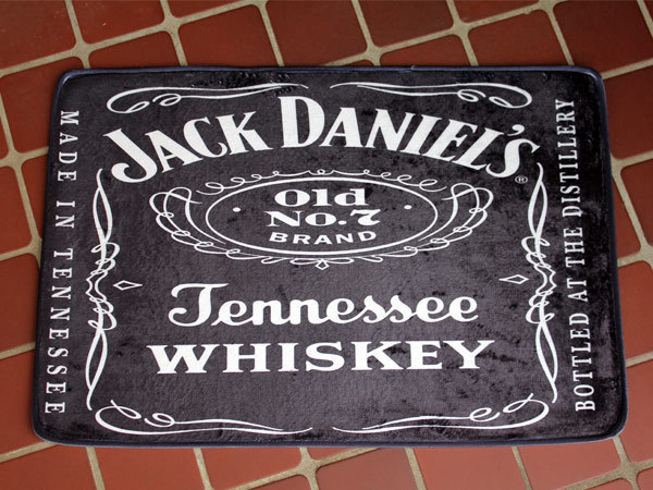 1円 新品 ガレージインテリアに最高 jackDaniel フロアマット アメリカンインテリア アメリカン雑貨 ガレージ ROUTE66 ジャックダニエルの画像2