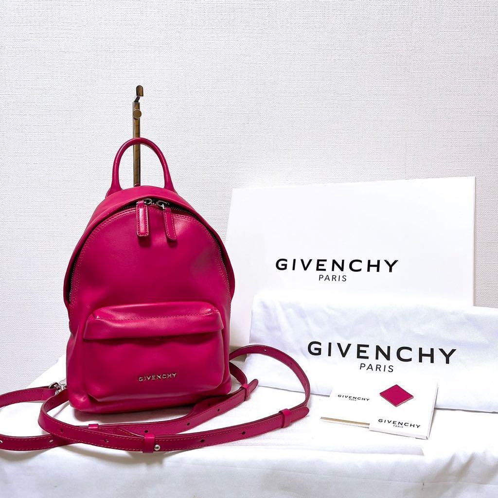 未使用保管品】 GIVENCHY ジバンシーナノバックパックリュックミニ