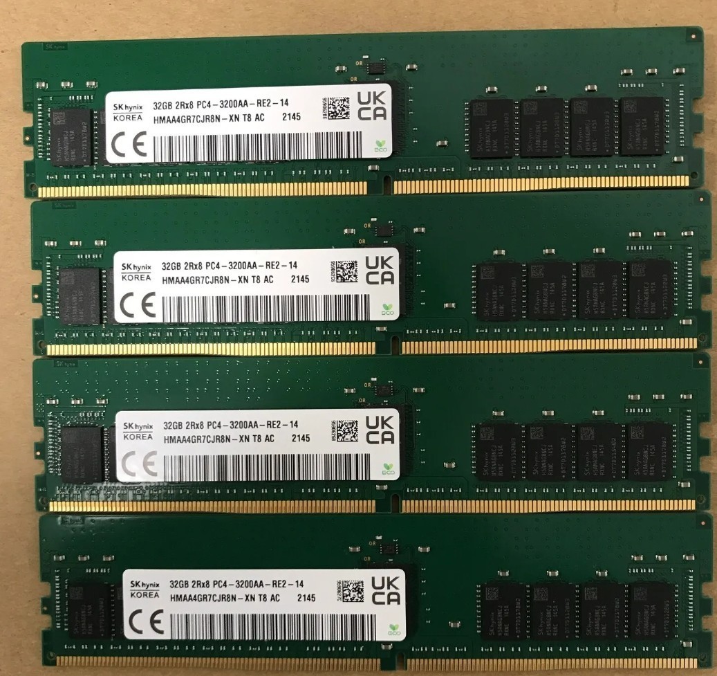 8枚セット】256GB☆32GBx8/メモリー PC4 25600R/DDR4 3200 | JChere