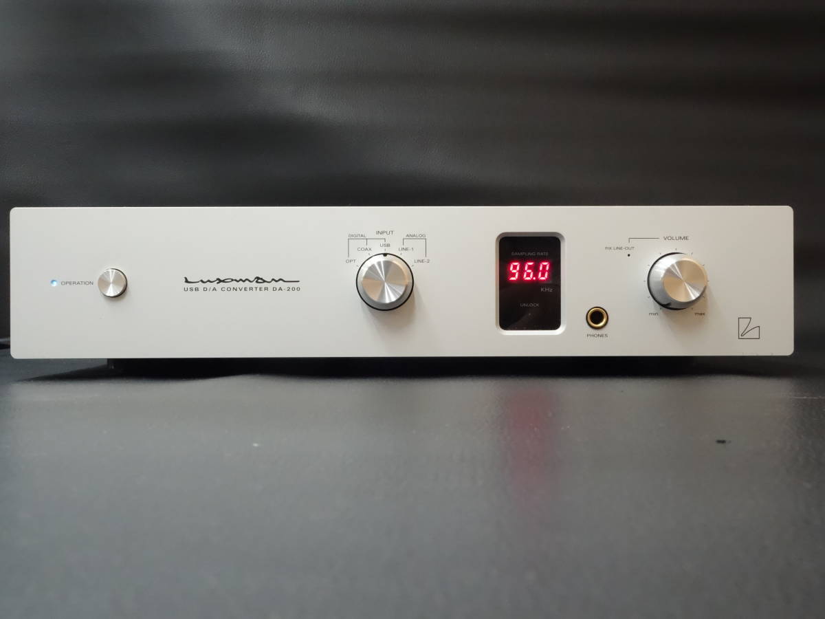 LUXMAN ラックスマン DA-200 USB DAC D/Aコンバーター ヘッドホンアンプ