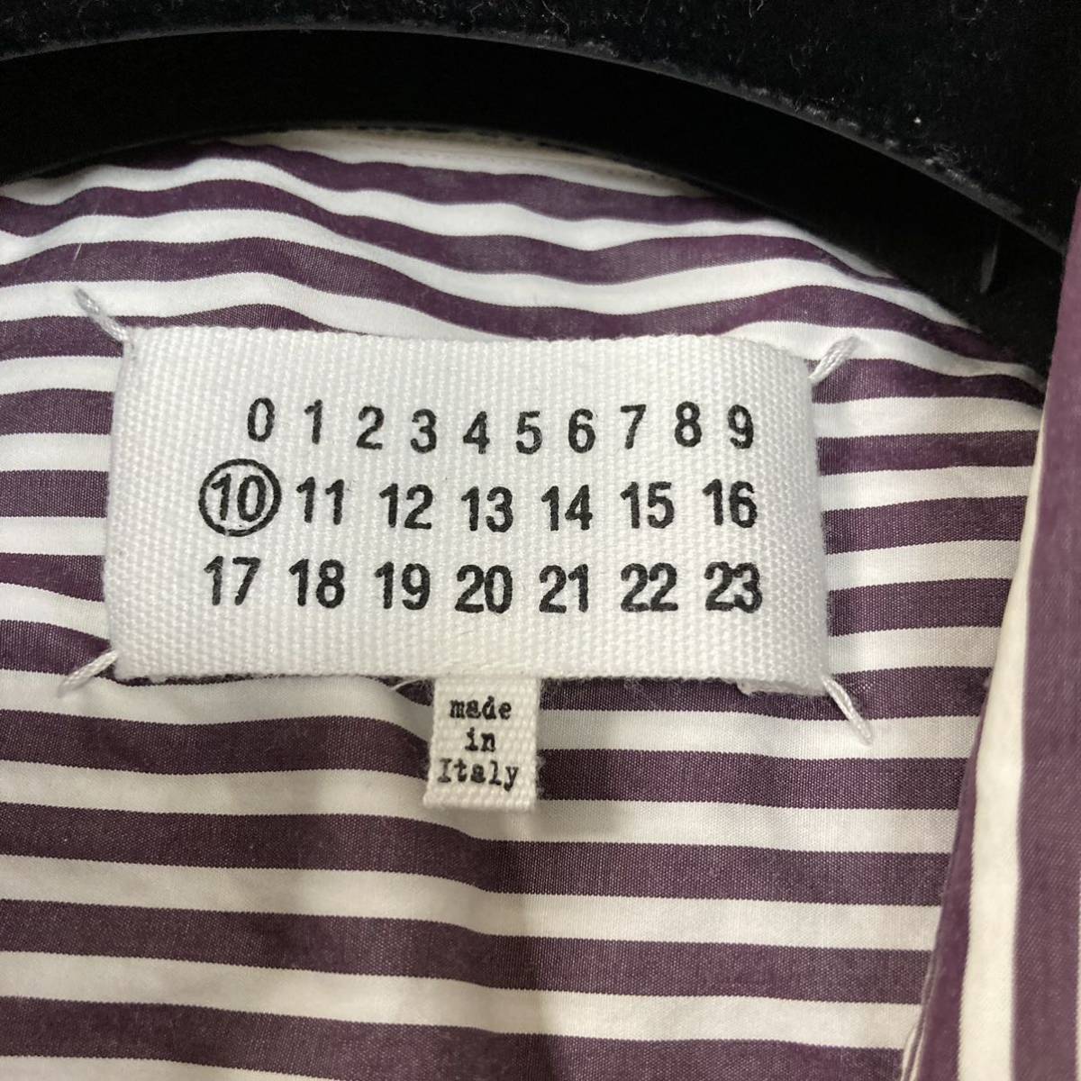 Maison Margiela メゾンマルジェラ ストライプシャツ 38 M|PayPayフリマ