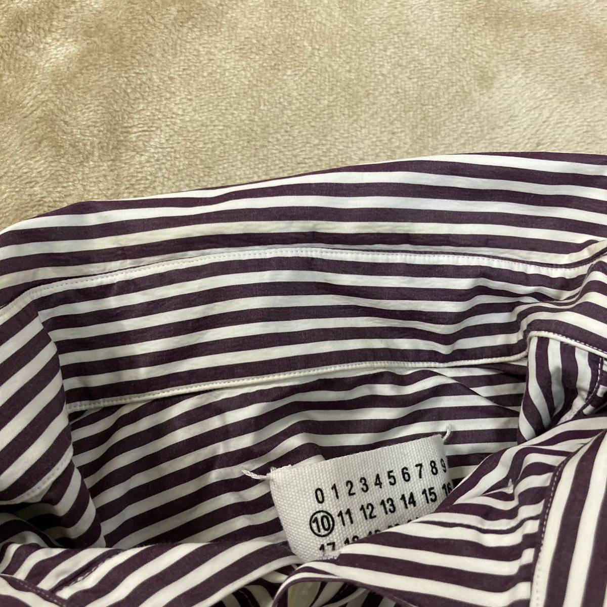 Maison Margiela メゾンマルジェラ ストライプシャツ 38 M|PayPayフリマ