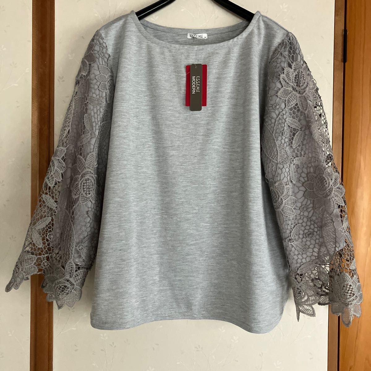 お値下げ 婦人服 レディース 訳あり 袖レース 長袖 トップス 新品 未