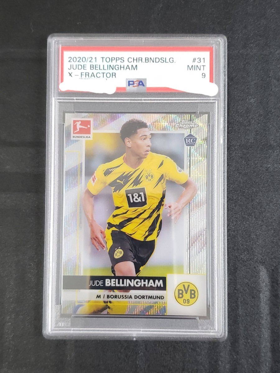 ルーキー】【250シリ】【PSA9】bellingham topps chrome bundesliga