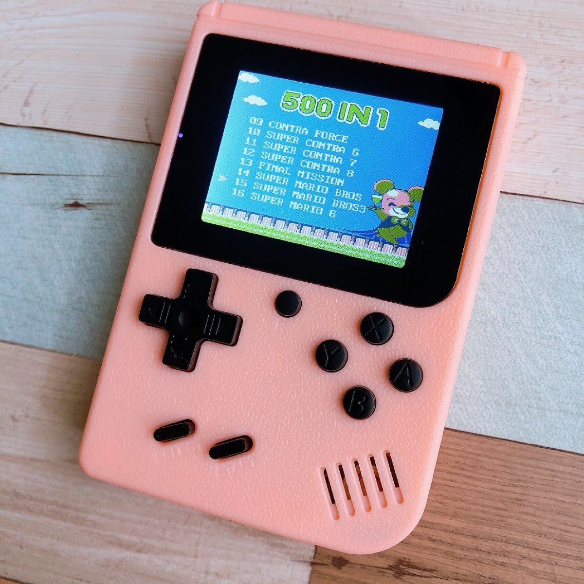 携帯ゲーム機　レトロ　Game Box Plus ピンク色　ポータブルゲーム