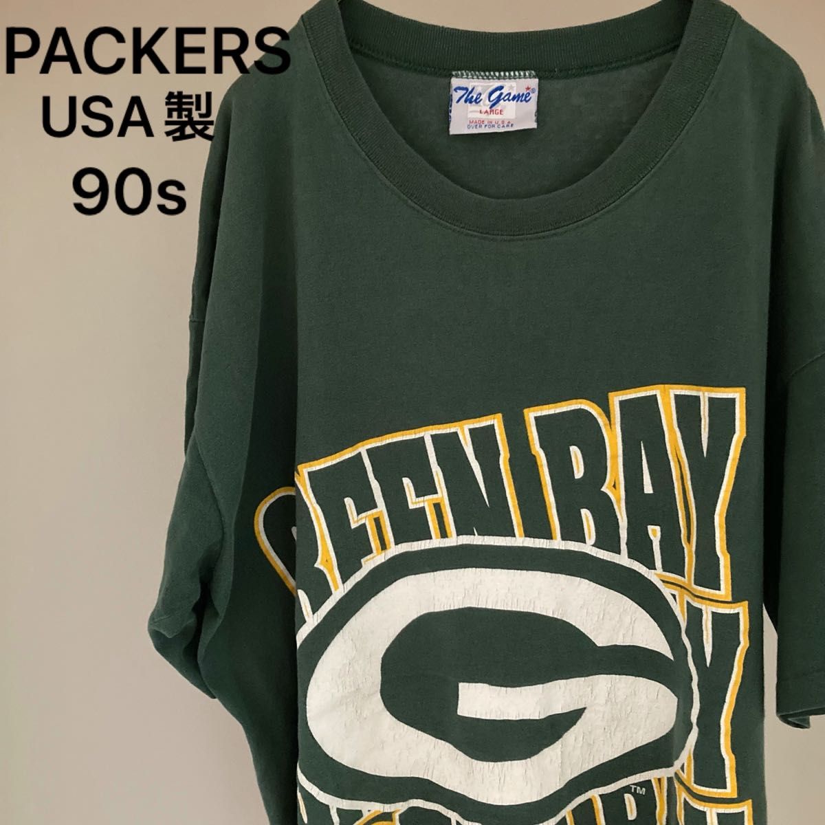 USA製 90s NFL パッカーズ ビッグプリントTシャツ コピーライト