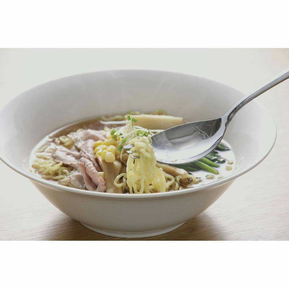 【送料無料】ラーメンスプーン 5本［ラーメンフォーク 先割れスプーン 介護用スプーン 右利き 寿がきや スガキヤ スガキヤラーメン］_画像4