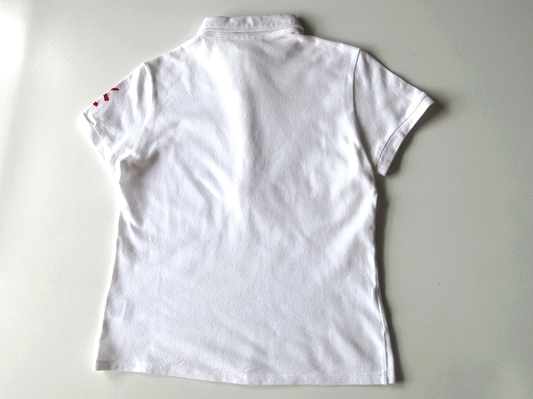 cat pohs correspondence Picone CLUBpiko-ne Club Logo print cotton deer. . polo-shirt 2 white white made in Japan 