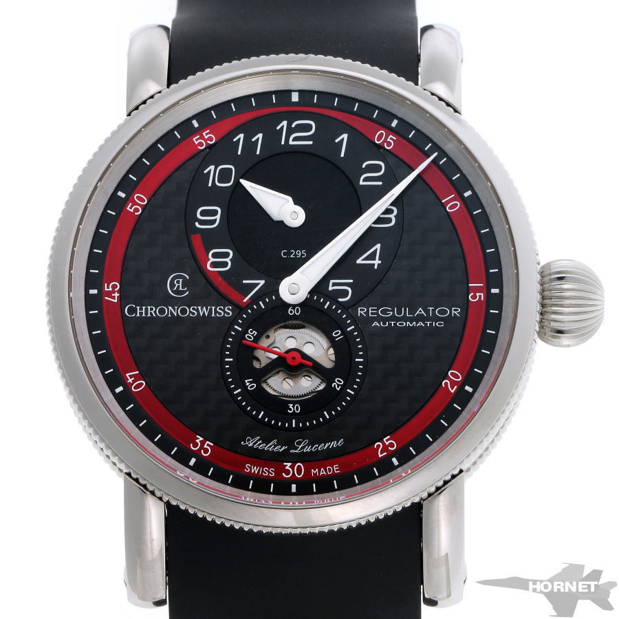 CHRONOSWISS Chronoswiss регулятор Classic карбоновый автоматический CH-8773-CARE SS мужской часы 2310050