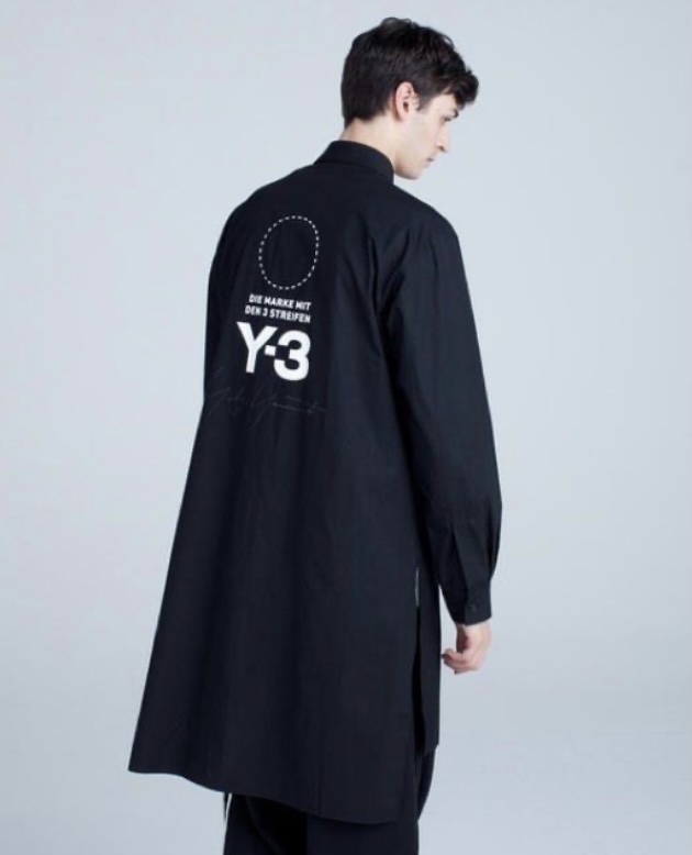 Y3 ロングシャツコート XL-
