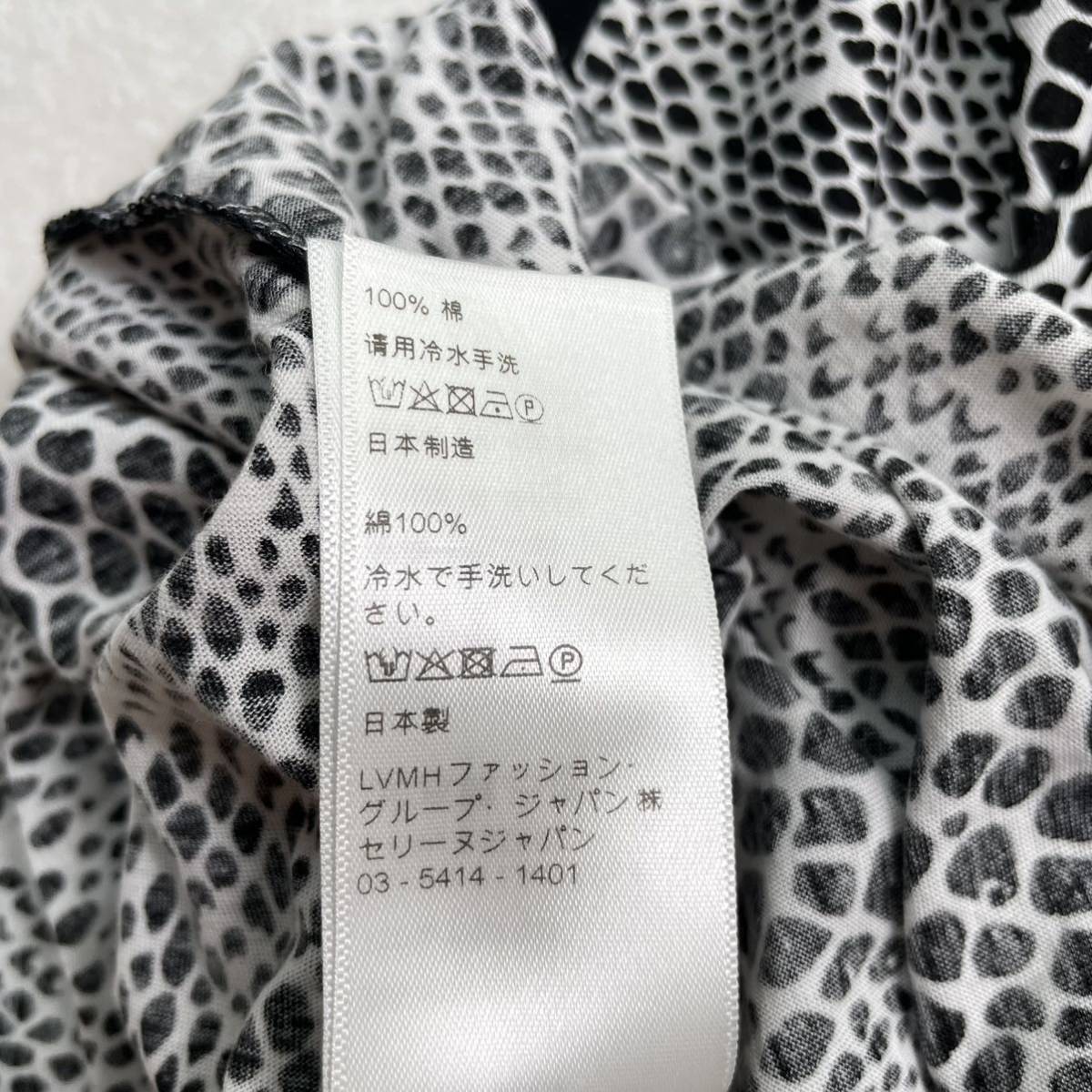 19AW CELINE セリーヌ パイソン柄 半袖 Tシャツ エディ スリマン-