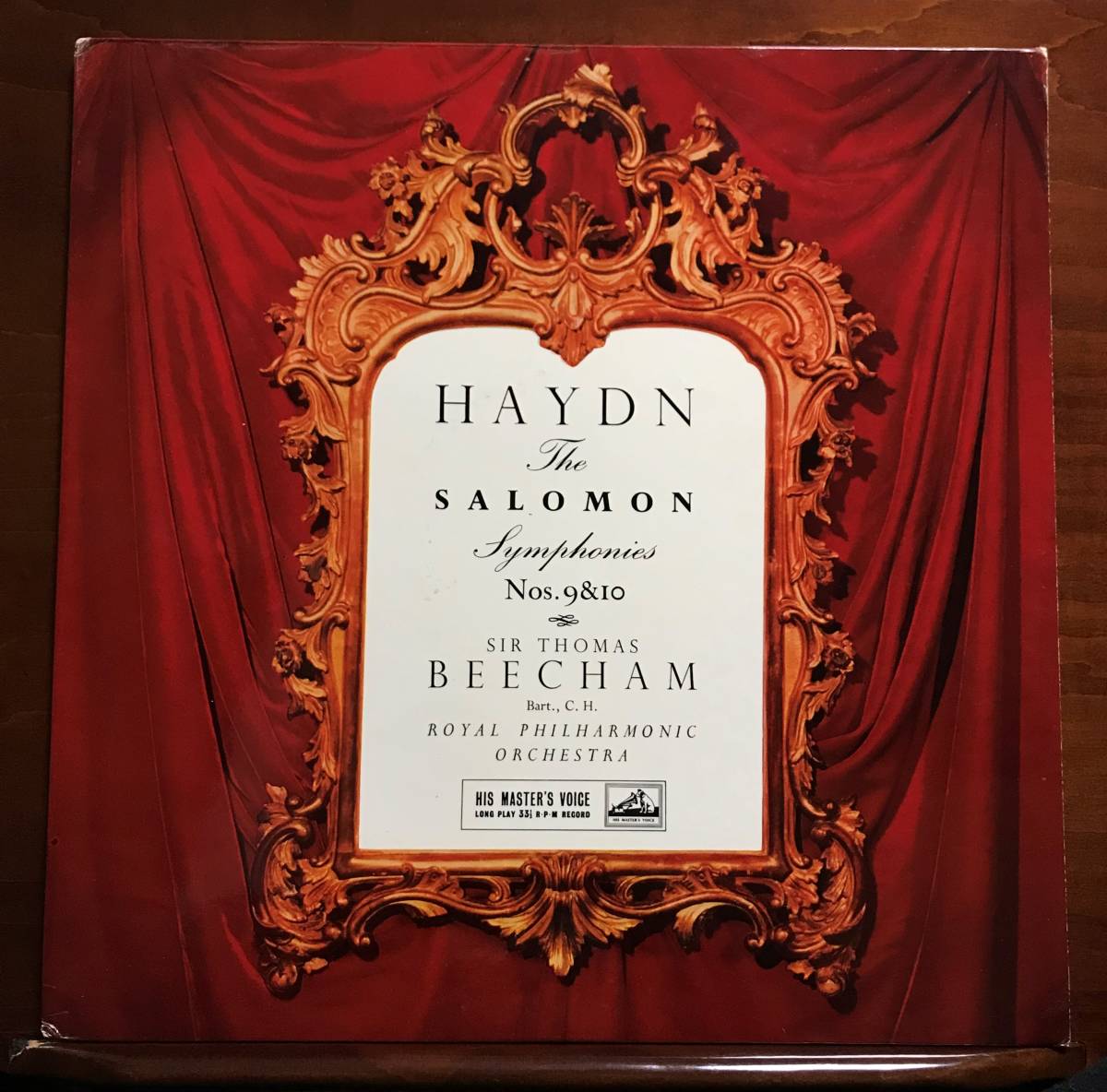 英HMV ALP1694☆ビーチャム ハイドン:交響曲 第102番&第101番《時計