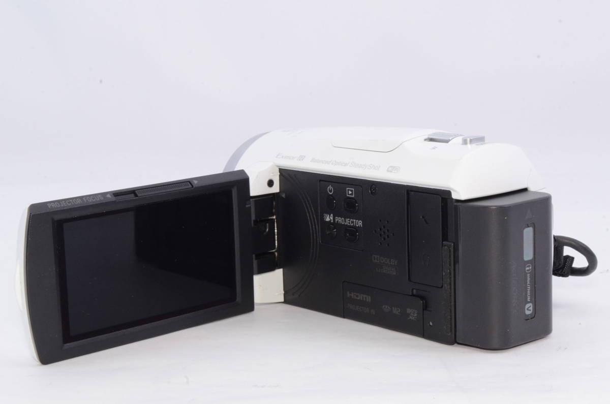 超美品☆SONY ソニー Handycam HDR-PJ675 ホワイト 光学30倍 内蔵