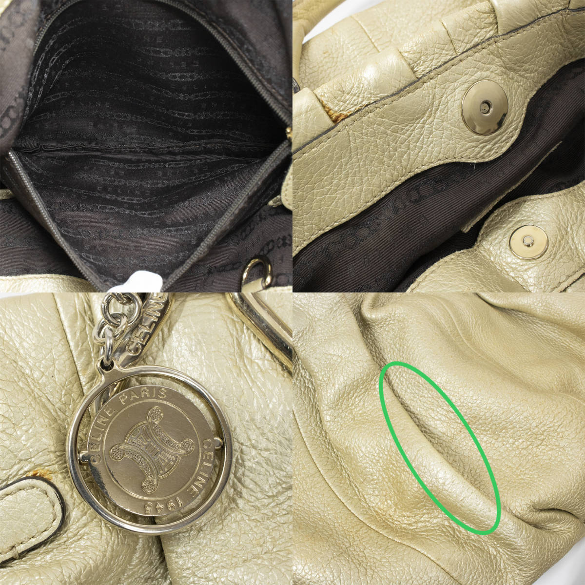 セリーヌの2wayハンドバッグ・肩掛け・正規品・ピロー スモール