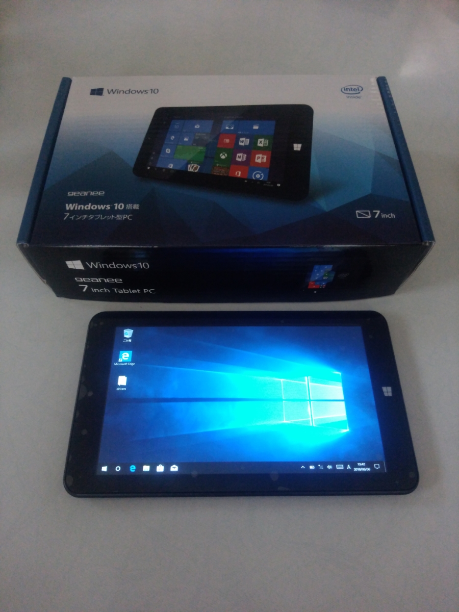 JENESIS geanee windows 7 -inch tablet WDP-076-1G32G-BT atom z3735g